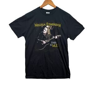 Melissa Etheridge This Is Me 2014 Black Classic Rock 2 Sided T Shirt sz M